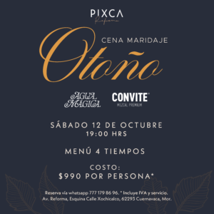 Cena maridaje Otoño