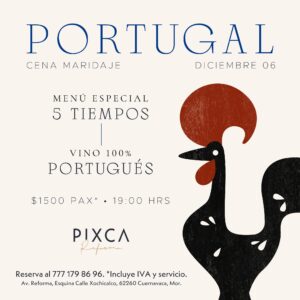 Cena maridaje Portugal